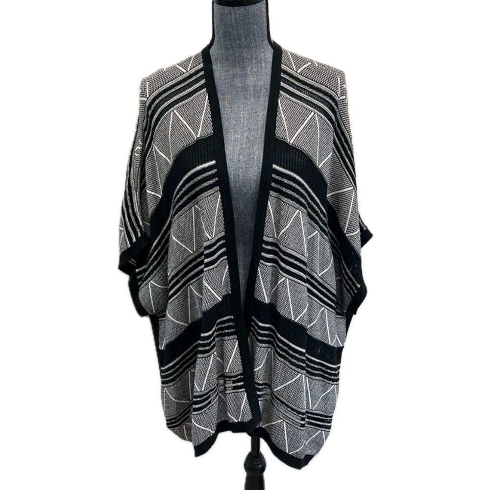 BCBGeneration Black and White Cardigan